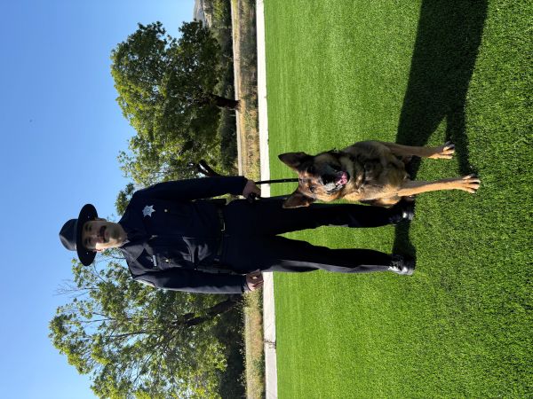 K-9 Zehn and Handler Michael Cueto